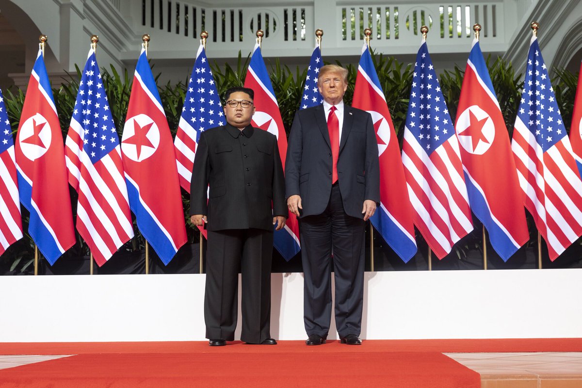Scavino45's tweet photo. HISTORY. #SingaporeSummit https://t.co/XF3GNzzBui