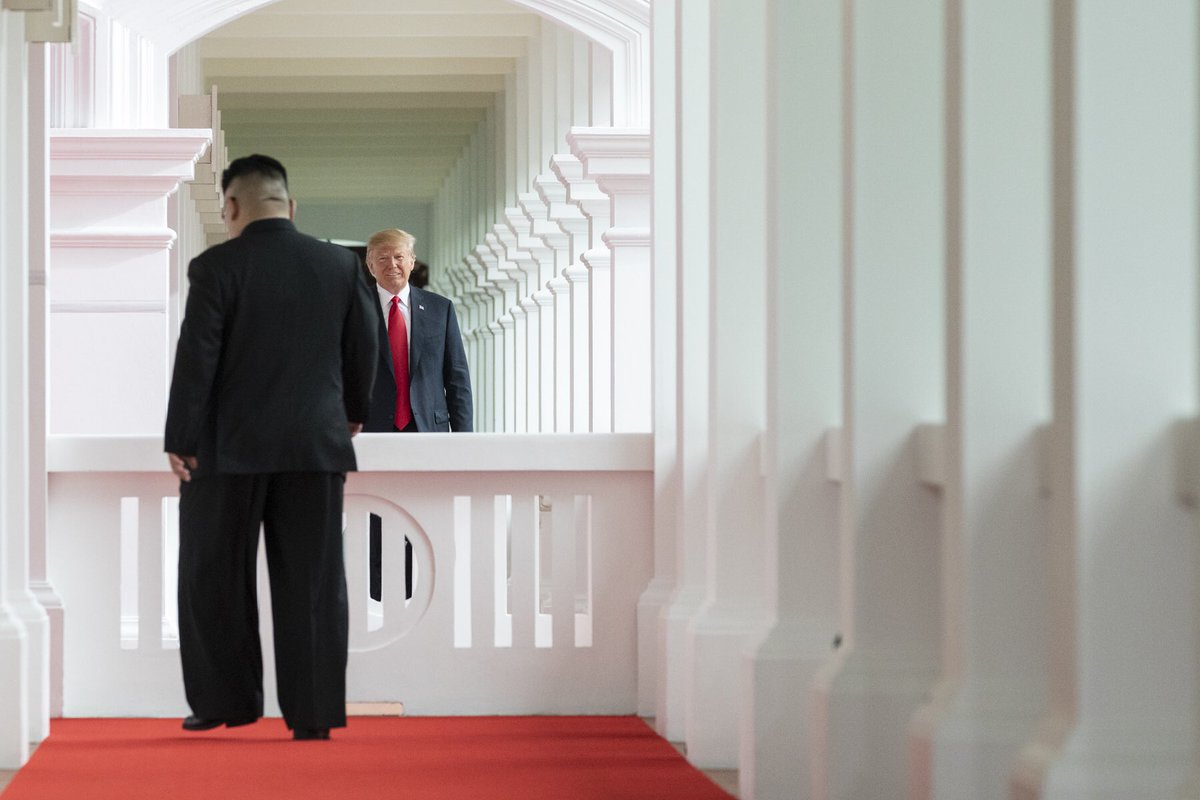 Scavino45's tweet photo. HISTORY. #SingaporeSummit https://t.co/XF3GNzzBui