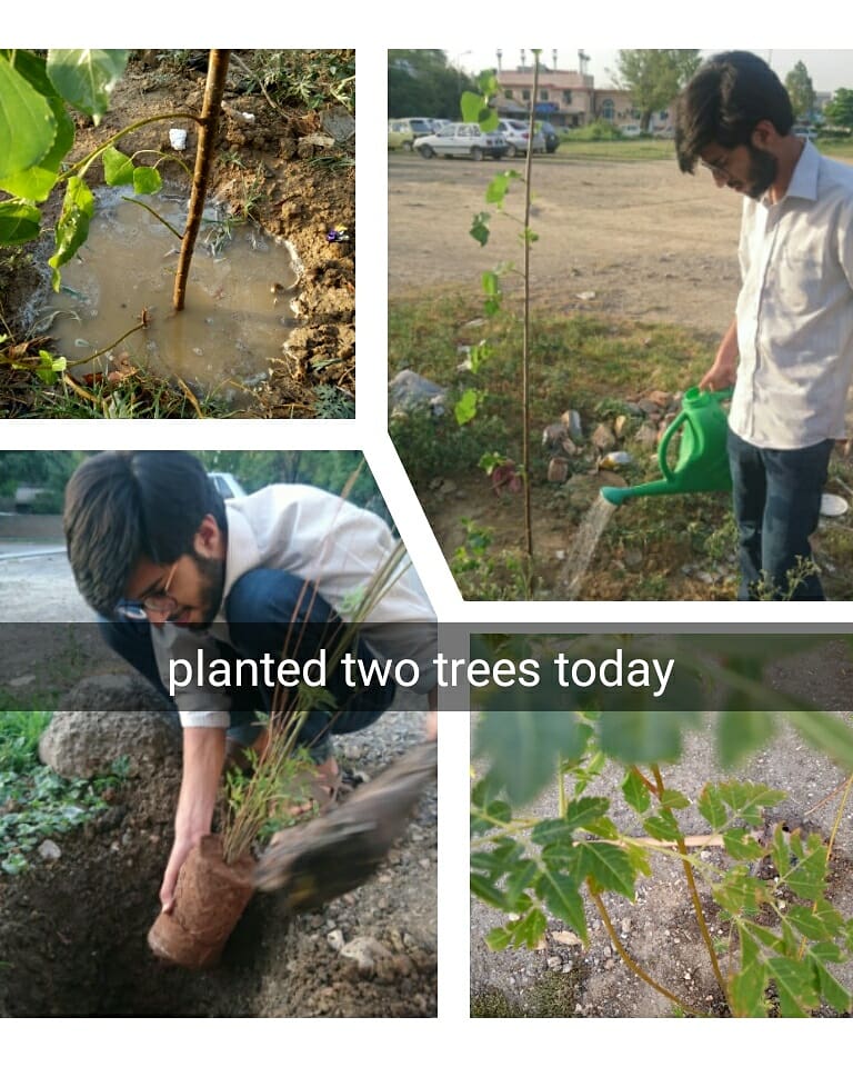 planterforce's tweet photo. Planted 2 Trees today
1x Darek
1x Poplar
Both these trees grow really fast and produce oxygen more. We are facing water shortages and this going to be severe in the near future. We have to act from now. If not now, then never we can.
#sustainablepakistan #planterforce https://t.co/T1qZKIygn5