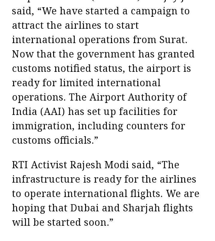 #Efforts_Started for

#SuratAirport to #Dubai #Sharjaha & #Bangkok #Flights_Slot 

with
@airindiain  @flyspicejet & @AirAsia

@DainikBhaskar @TOICitiesNews @Divya_Bhaskar #yes_icc 

@AAI_Official @aairedwr @MoCA_GoI @narendramodi @SushmaSwaraj @jayantsinha @sureshpprabhu ji