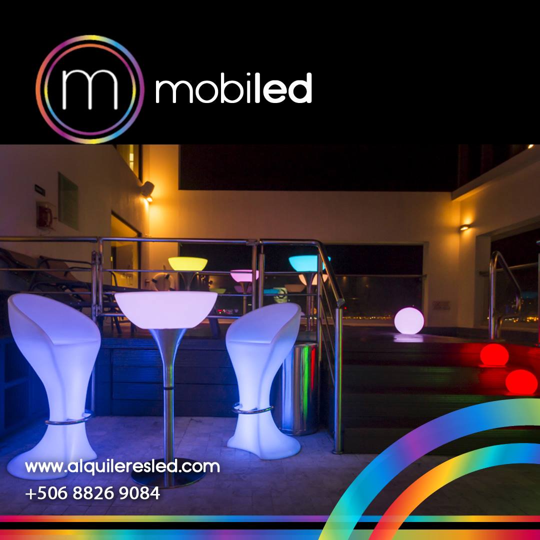AlquileresLed's tweet image. Nuestras sillas led son ideales para combinar con mesas cocteleras o con barras de bar.

Contáctanos a través de nuestro WhatsApp o por nuestro website alquileresled.com

#CostaRica #Mobiled #SillasLed #AlquileresLED #eventos #LED #Noche #11Jun