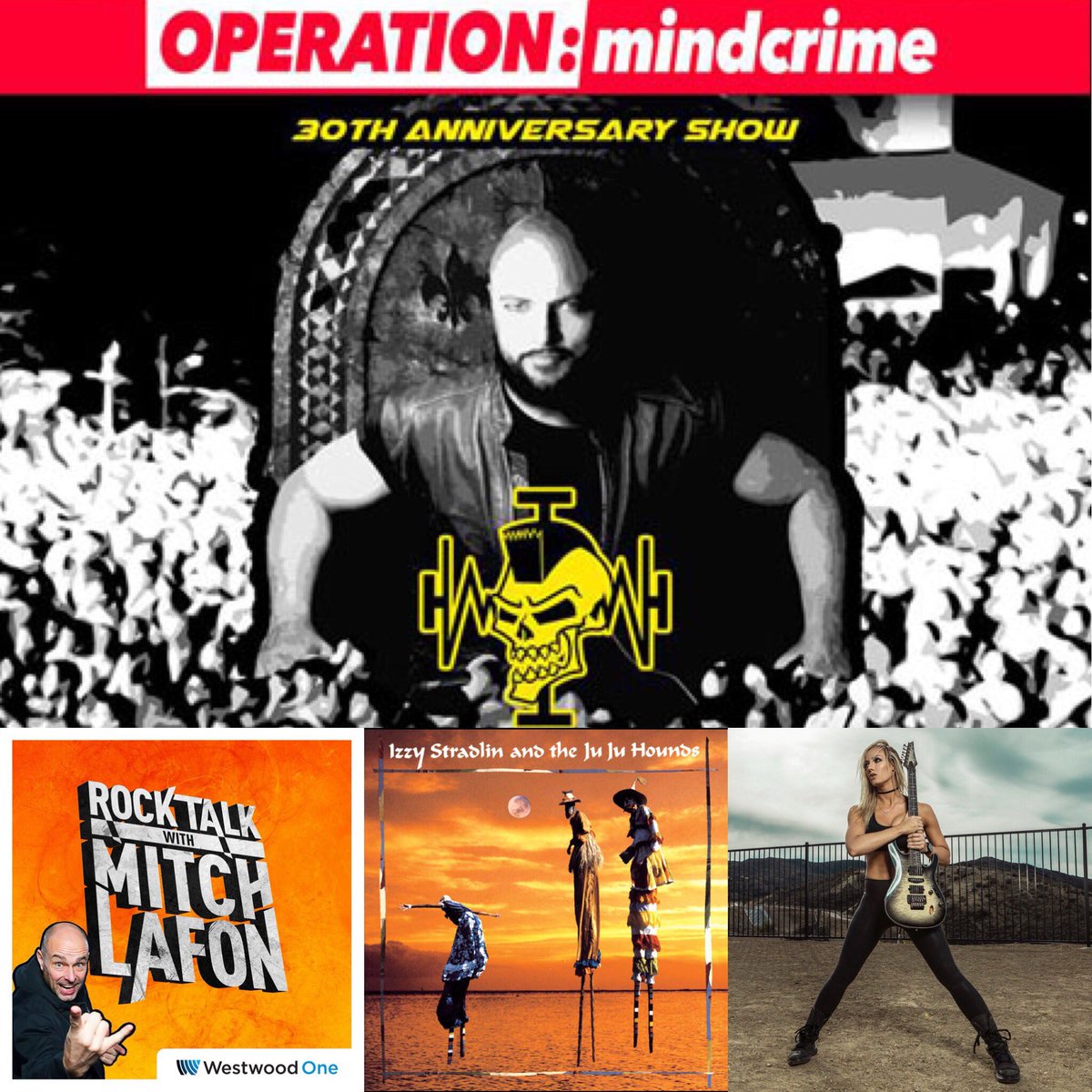 Coming June 18th to <a href="/WestwoodOne/">Westwood One</a> Rock Talk With Mitch Lafon. Singer Geoff Tate, Alice Cooper guitarist Nita Strauss and Ju Ju Hound bassist Jimmy Ashhurst. Whitesnake guitarist Joel Hoekstra co-hosts.