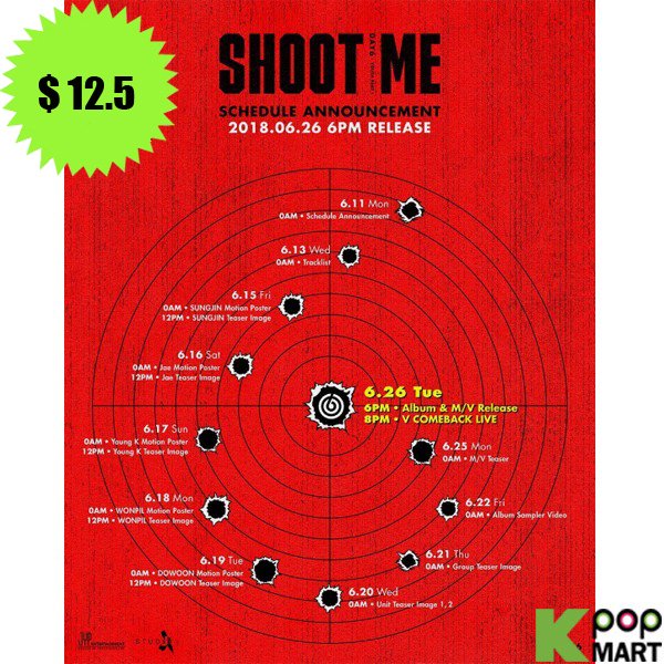 Kpopmart Com On Twitter Day6 Mini Album Vol 3 Shoot Me