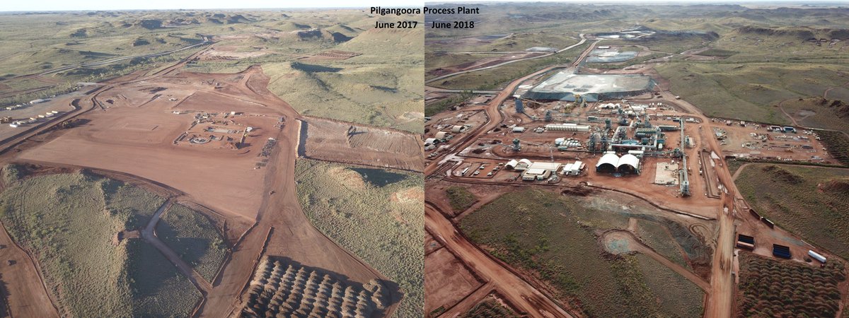 AlturaMining's tweet photo. This photo shows clearly the amazing #progress made by the #Altura Mining $AJM #Lithium #mine site team and our #construction partners in the past 12 months https://t.co/QxXfGpCChR