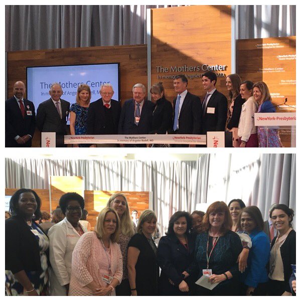 richas01's tweet photo. Morgan Stanley Children's Hospital nursing leaders &amp; just a few of our #msch_SHWamazingnurses critical care 0B nurses proudly supporting @ColumbiaWomens at the opening of this unique care model for single point access for high risk pregnancies. The Mothers Center @nyphospital https://t.co/NOveCYDCqe