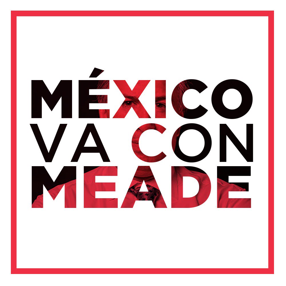 OnmpriGto's tweet photo. #MéxicoVaConMeade porque tiene las mejores propuestas para lograr el México que todos queremos.

#AvanzarContigo https://t.co/0IQOMVjfjR