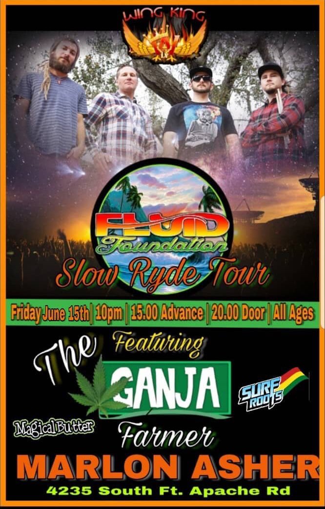 wingkinglv's tweet photo. This Friday! #fluidfoundation and @MrMarlonAsher “The Ganja Farmer” will perform in Las Vegas!
📍4235 S Apache Rd
💵$15-20
🗓June 15th 10PM ALL AGES
💚♣️@wingkinglv @LVRoots 💛♦️ https://t.co/zKZpbuMdP4