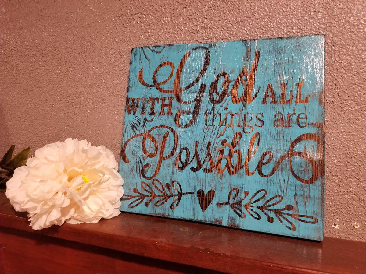 tailoredsigns's tweet photo. Just a couple signs I made this week ♡ 

#custom #diy #craftymom #crafty #diymom #handmade #madebyme #makersgonnamake #momcraft #woodcraft #woodsign #woodart #ilovewoodworking #homedecor #wallhanging #proverbs #heart #icandoallthings @Etsy https://t.co/y8GrlmS2X4