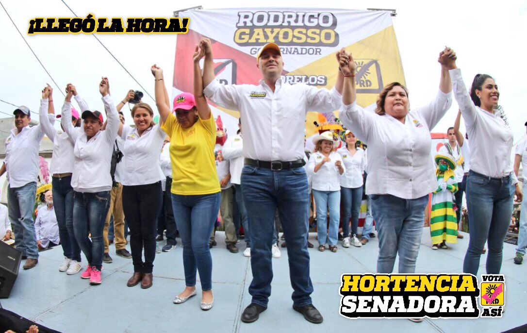 hortenciafp's tweet photo. Es un gusto acompañar a #MiGayo @rodrigogayossoc Candidato a Gobernador #PRD en el municipio de #EmilianoZapata donde refrendamos nuestro compromiso de trabajar por el bienestar y desarrollo de la gente.
#LlegóLaHora
#HortenciaSenadora
#MorelosMereceMás https://t.co/8x1ROtJW1n