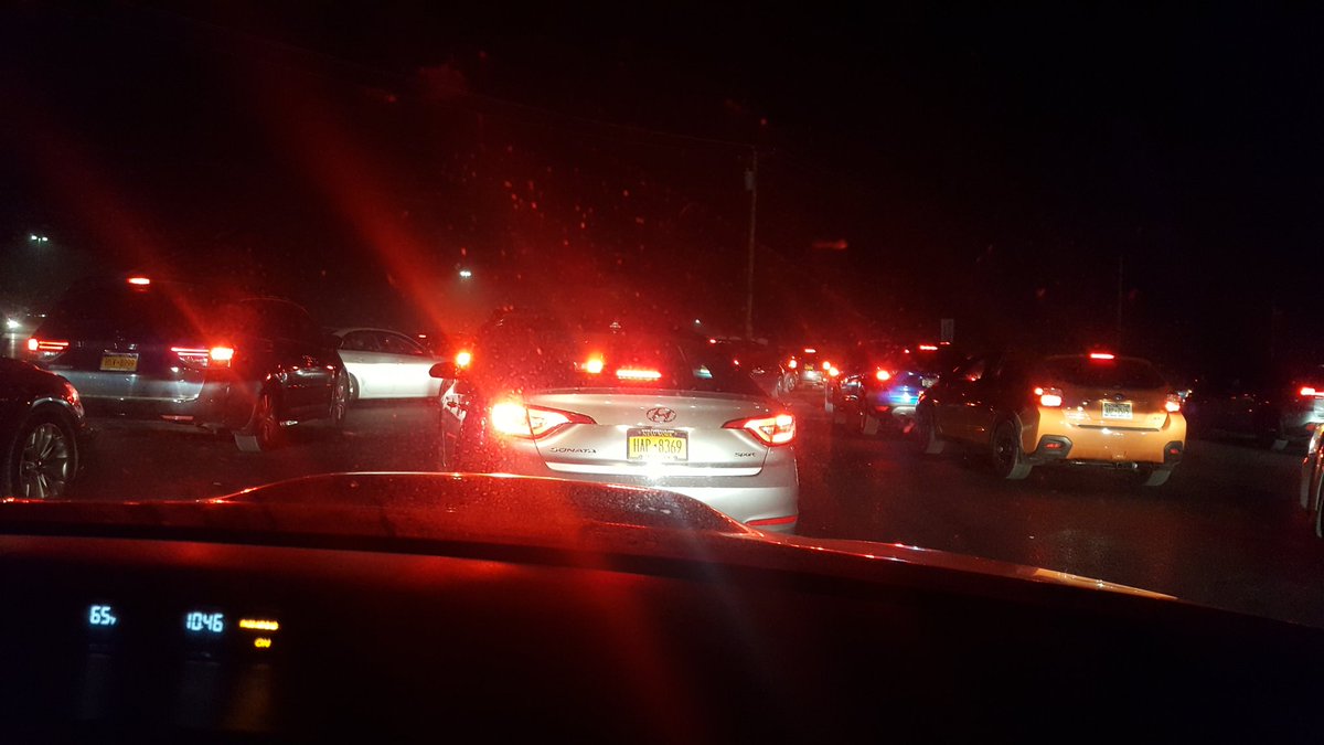 variya's tweet photo. @StJosephsAmp how is there not anyone directing traffic after a massive concert - is COMPLETE gridlock, no one can get out of the parking lot https://t.co/pv9xfG95D4