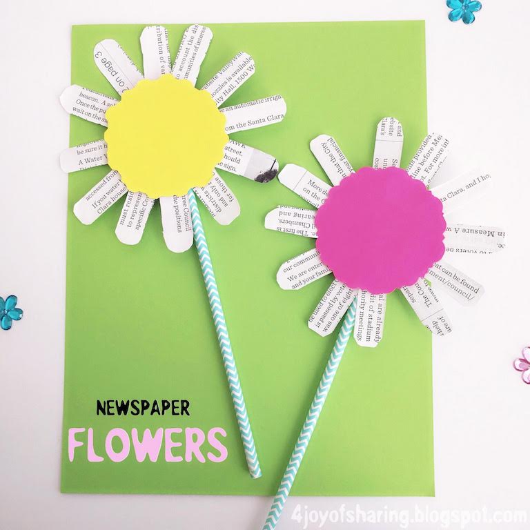 4joyofsharing's tweet photo. SIMPLE NEWSPAPER FLOWER #CraftsForKids https://t.co/IpWqrupINI #kbnmoms #kidscrafts https://t.co/sFhzfN3wl7