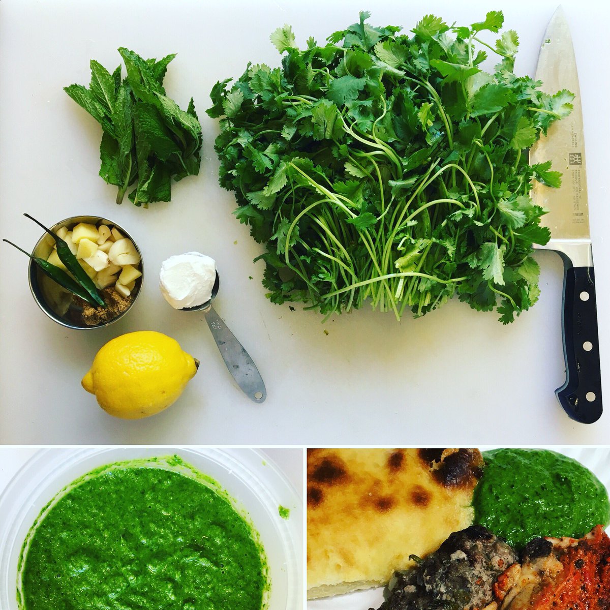 meanderingspice's tweet image. Mint, coriander, and green chili drive the flavour for the indispensable Mint Chutney, a popular accompanying sauce with Indian cuisine. Especially delicious with fresh naan, tandoori chicken and kebabs. 💚#indiancookingclass #tandoor #mintchutney #homemade #foodie