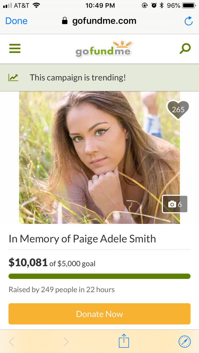 secV_cheertalk's tweet photo. This warms my heart a little bit after such a difficult two days. Thank you to everyone who has donated, and is showing support one of the ways that they know how. It’s so refreshing to see a community come together at a time like this. https://t.co/RV6CLcZbz4