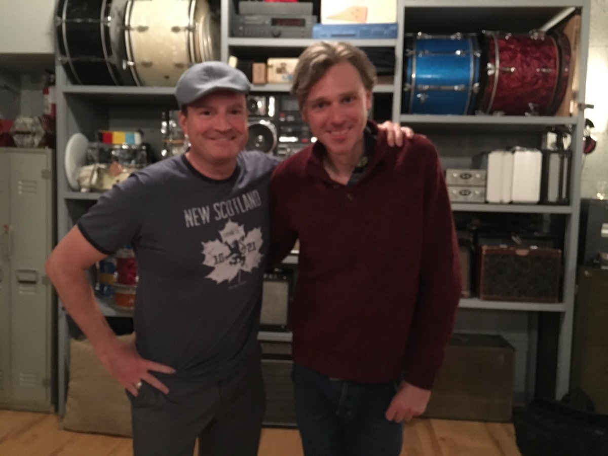 I didn’t see that other meeting that was going on in Singapore today because I was busy meeting ⁦@joelplaskett⁩ in his #DartmouthNS studio. I’m very happy about this. Hear it next week ⁦@VSPpod⁩. Good talk...