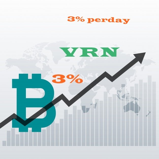 VRN build for new innovation loan The system use investbox Deposit interest 3% perday 90% per month ,You can withdraw interest in everyday#Veroneum#Bitcoin#ICO