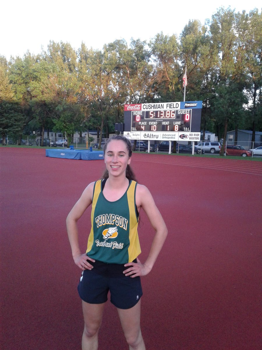 thompson_track's tweet photo. Great job at the Elite Mile at Cushman Field tonight Lana! #SeeDickRun https://t.co/9RkF14qpKe