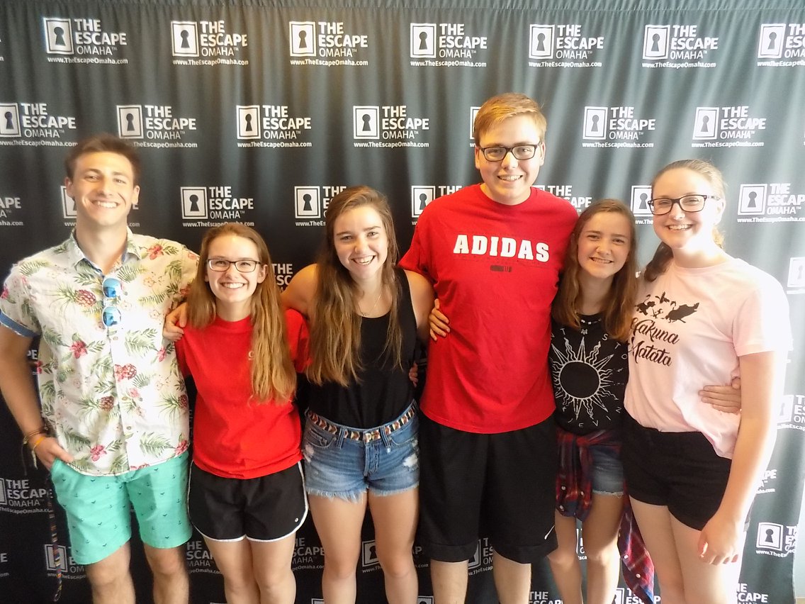 TheEscapeOmaha's tweet photo. Did you escape with us last week? Team pics are up over on our Facebook page - head over there and check them out! And don't forget to like, tag and share! #escapeomaha #aksarbenvillage #TAGG #visitomaha https://t.co/VrhunKefwj