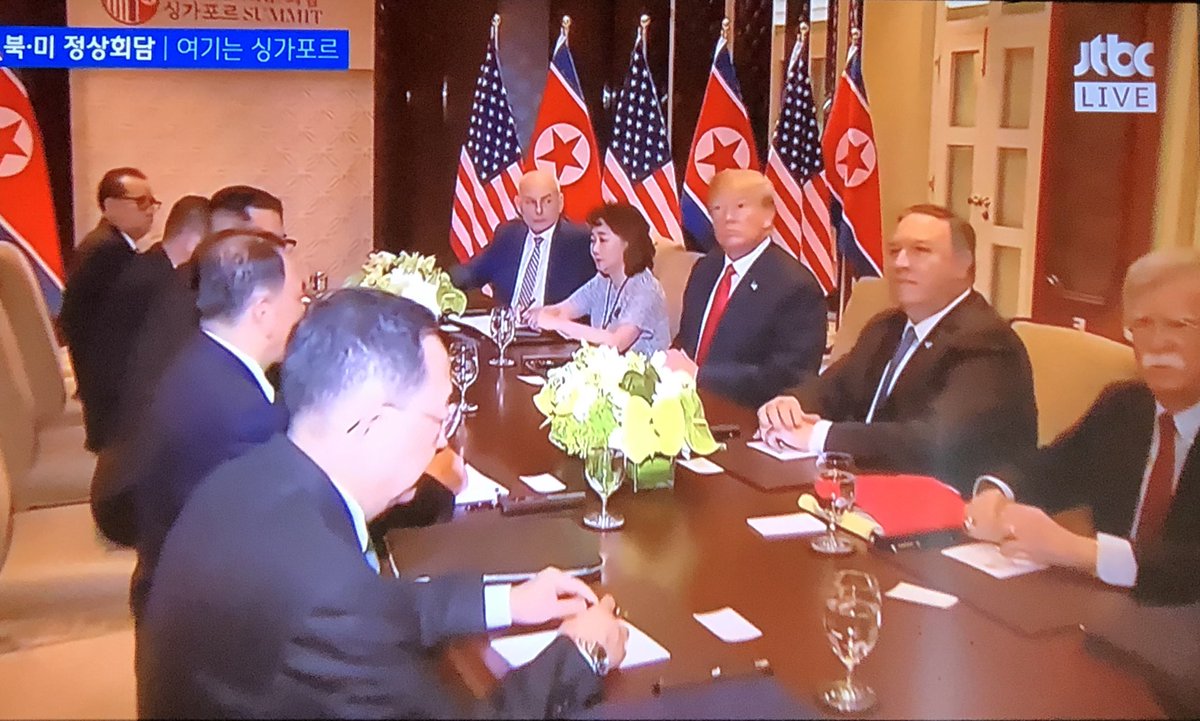 🇺🇸🇸🇷 역사적인 6.12 미북 정상회담이 진행중이다. “시대적 요구에 맞게 새로운 미북관계 수립”을 위한 김정은의 “통큰 결단”의 실체가 곧 드러날 것이다. 학살자가 죽고 사는 것은 반성과 진정성에 달렸다.