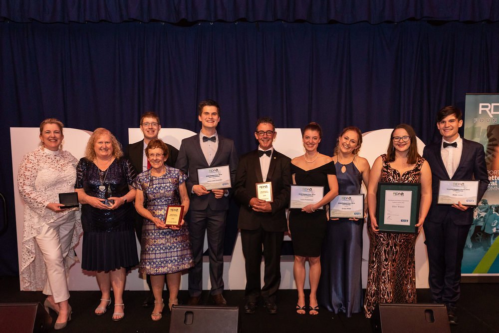 ACRRM's tweet photo. Congratulations to ACRRM members Dr Carmel Walker and Dr Neil Beaton for receiving a Meterious Service Award at the RDAQ Conference in Brisbane last week. Congratulations to Dr Bryce Nicol who was also awarded Outstanding Rural Registrar of the Year https://t.co/UTkMKFGSBC https://t.co/ei5oSIycyi