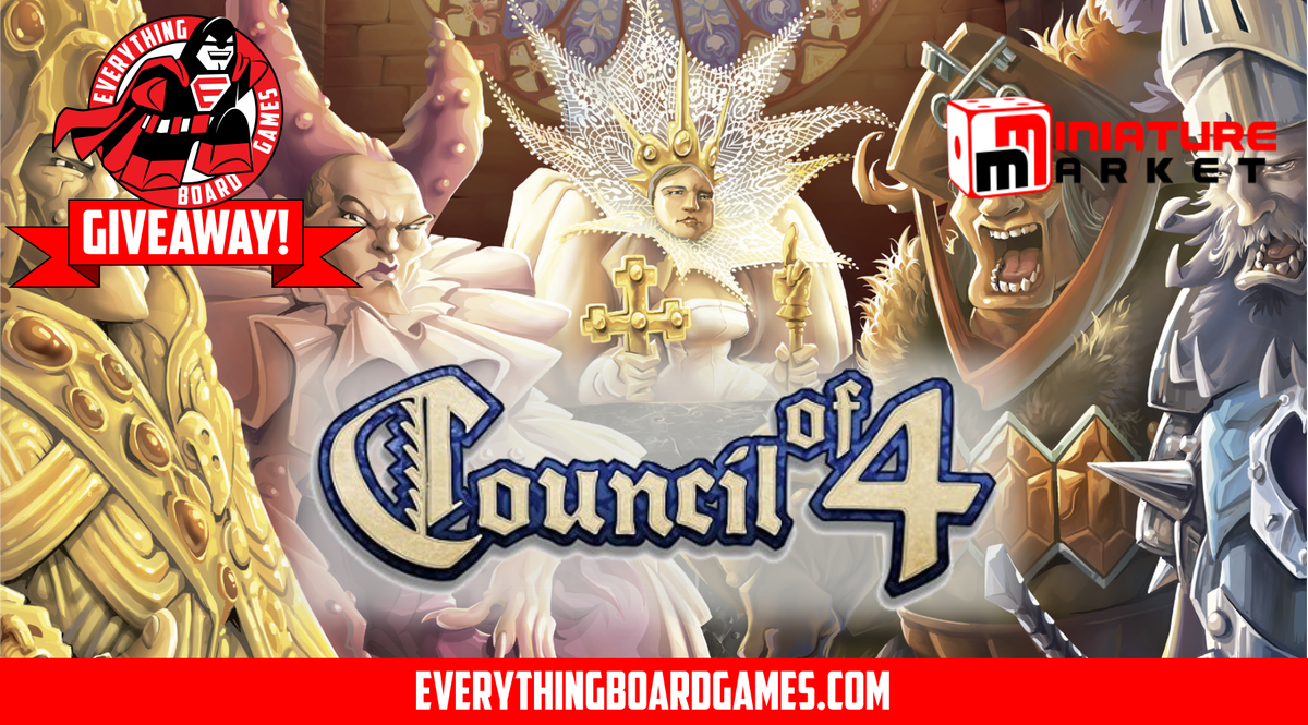polywogle's tweet photo. Win a copy of Council of 4 from @MiniMartTalk and @ETBoardGames. Enter at https://t.co/y2djFCTNy8. https://t.co/jh625XG0jb