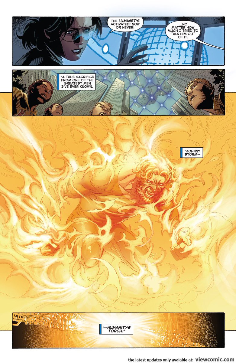 HumanitiesTorch's tweet photo. “Humanity’s Torch!” 

AU Johnny Storm (Returned from being the Sun). 

Marvel Comicverse RP account. 

Written by: #BlueDude https://t.co/lyAWOhgPuS