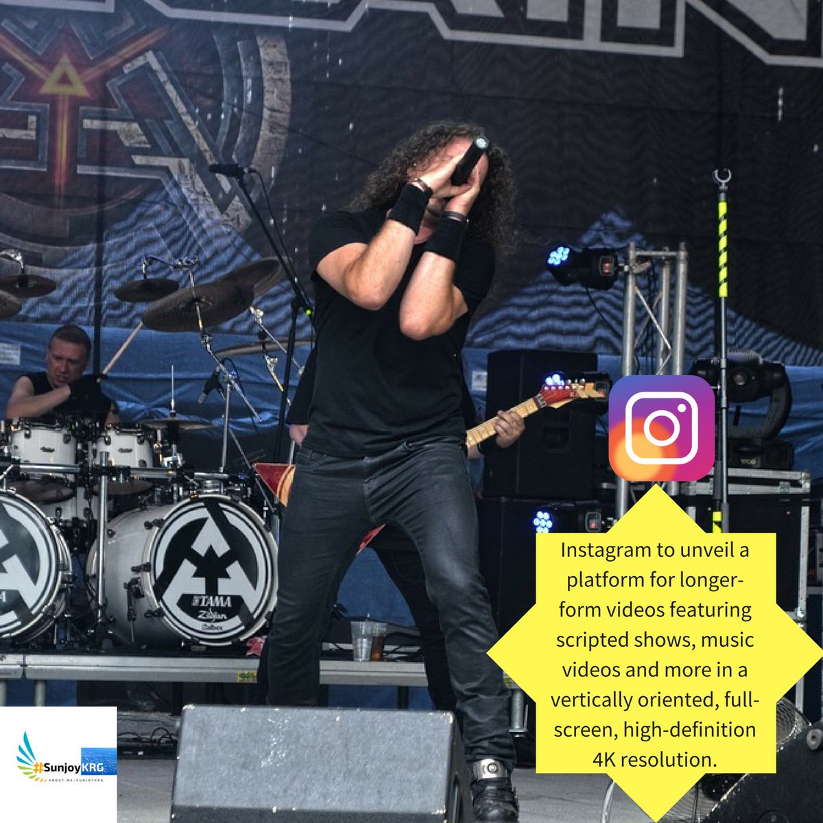 prosunjoyi's tweet photo. #Instagram to unveil a platform for longer-form #videos featuring scripted #shows, #MusicVideos etc. in vertically oriented, full-screen, high-definition #4K resolution. #FullScreenExperience #contentcreators #Producers #SocialMedia #SunjoyKRG #InstaGuru https://t.co/0kwjBfqIsM https://t.co/wMQ69J7q5d