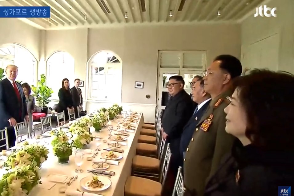 @nknewsorg · 9m: The NK delegation prepares to dine