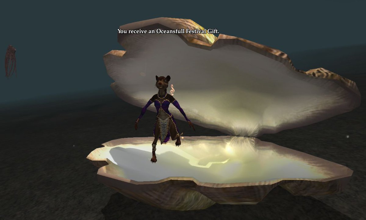 pentapod's tweet photo. Investigating the new #EQ2 event #Oceansfull with my otterly cute ratonga dirge. Am I doing this pose right? #BringingSexyBack https://t.co/iWKUJ6iRrp https://t.co/JFejeyvLuC