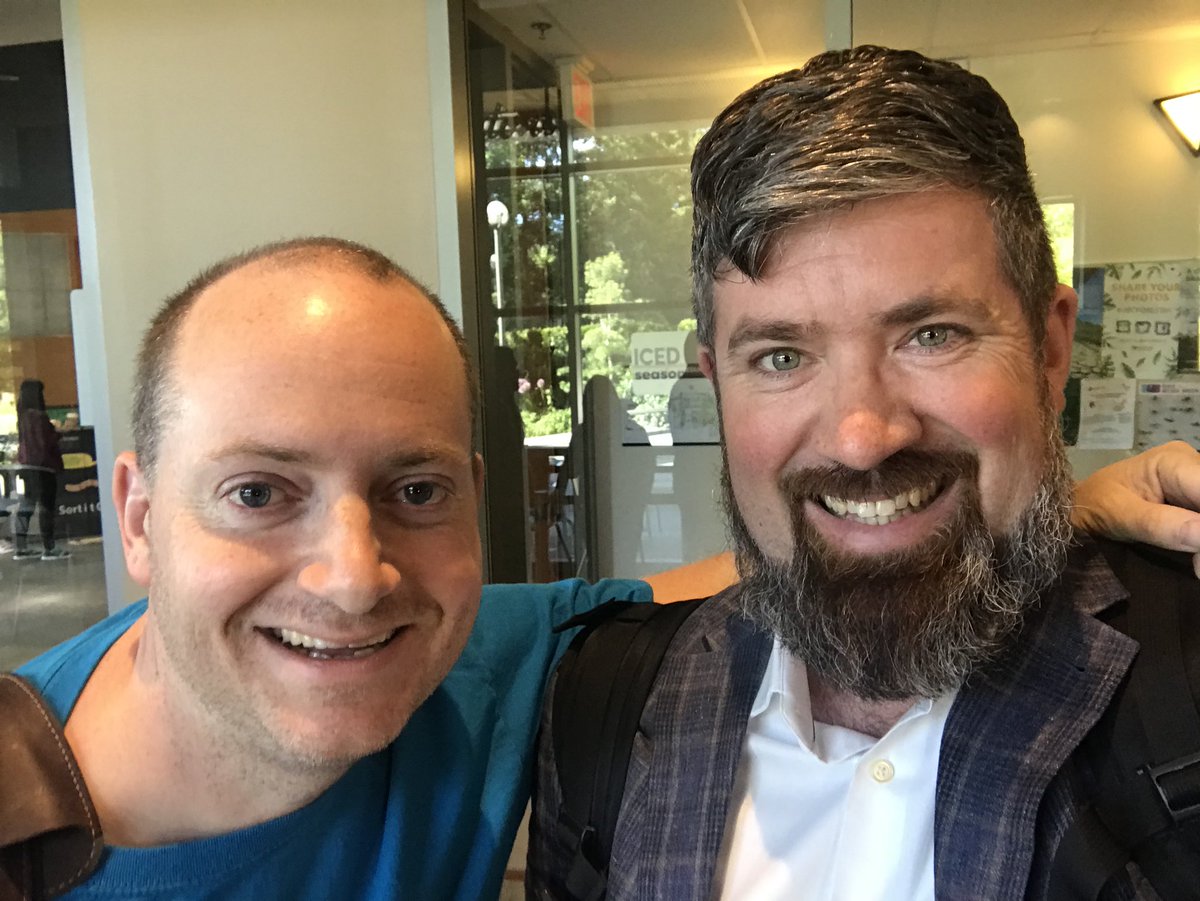 josephpallant's tweet image. Bucket list (hopefully achieved in great multiples) of snagging a selfie with @BobSummerwill after my presentation at @UBC on #blockchainforclimate