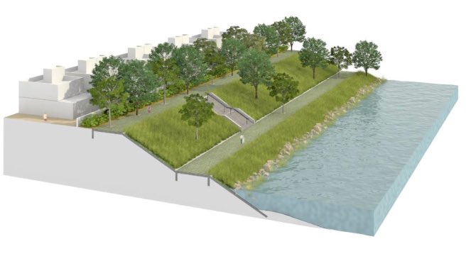 AmdavadAMC's tweet image. AMC - Sabarmati Riverfront Phase-II approved by SRFDCL Board with Green Sloping Embankment extending from Duffnala to Indira Bridge. 

#RiverfrontExtension 
#Ahmedabad