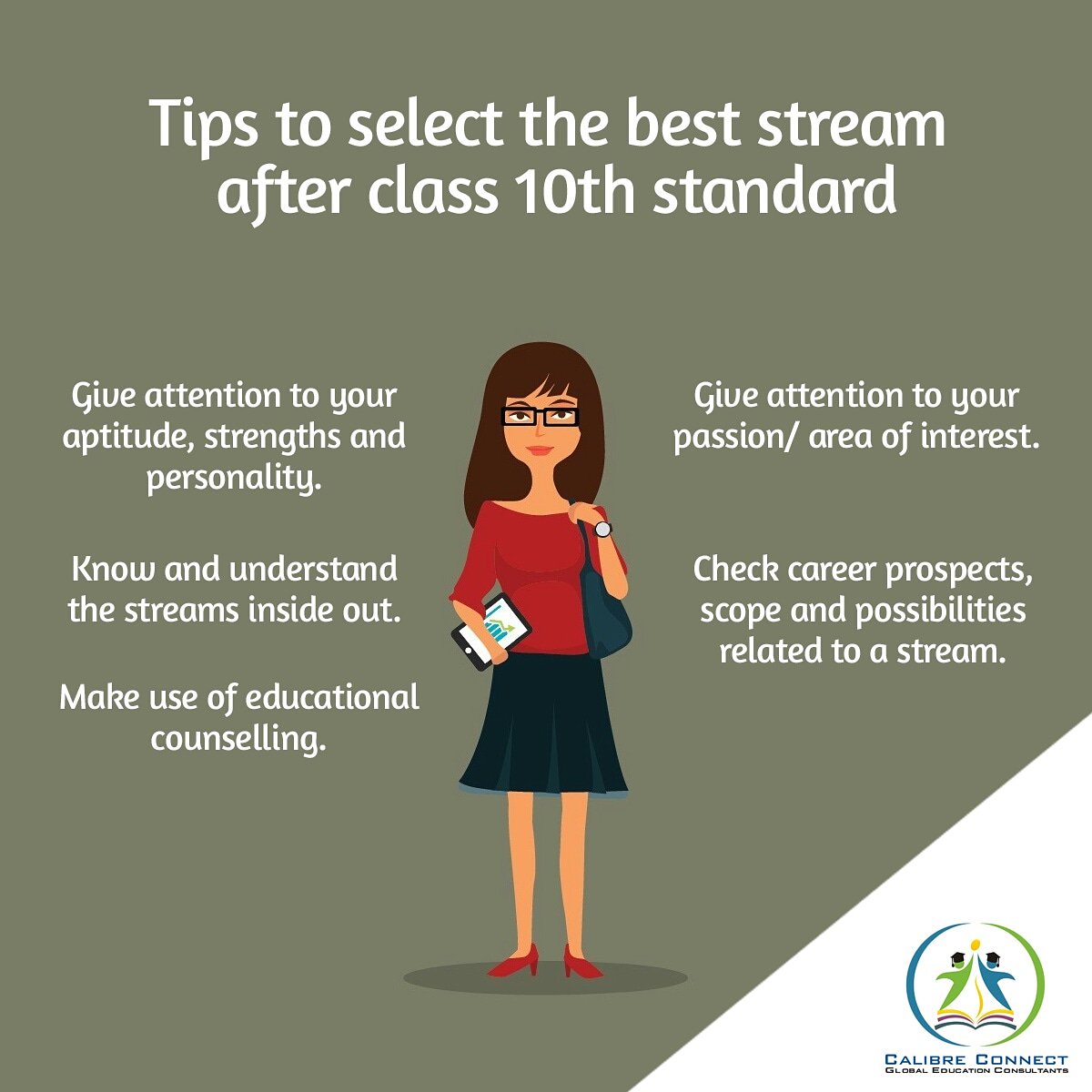 Checkout the tips to keep in mind while you select your stream after class 10th #calibreconnect #careercounselling #students #university #college #collegeadmission #admissionseason #careercousellor #careersuccess #streamselection #class10th