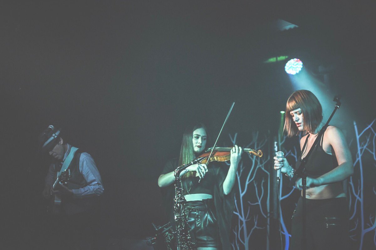 Shot from last week’s show at @NOWmusicsf. ❤️ 🎧 🎻                       📷: <a href="/SixteenLettersG/">G. Sukchindasathien</a>