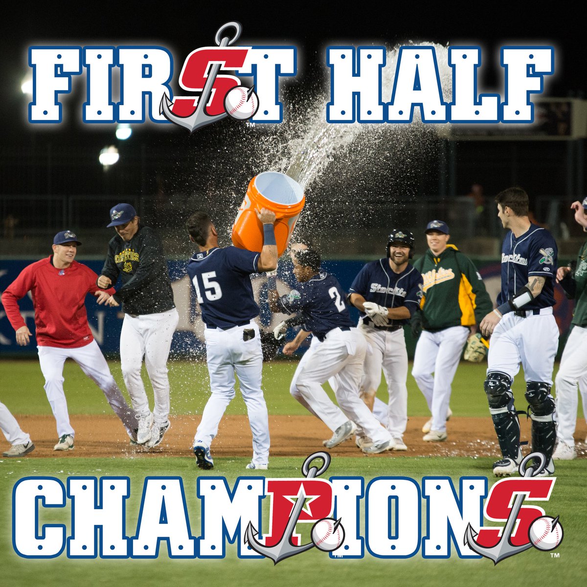 We are FIRST HALF CHAMPIONS for the first time since 2003‼️ #GOPORTS