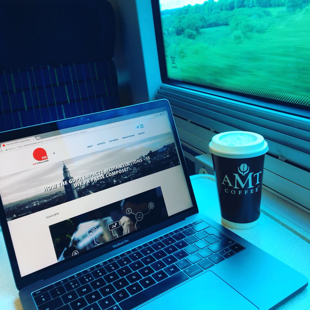 Orla_Clancy's tweet photo. My office with a view this morning! @irishrail @amosullivanpr #remoteworking #PR #Cork #Dublin #AMOSullivanPR https://t.co/apNh7mUwKS