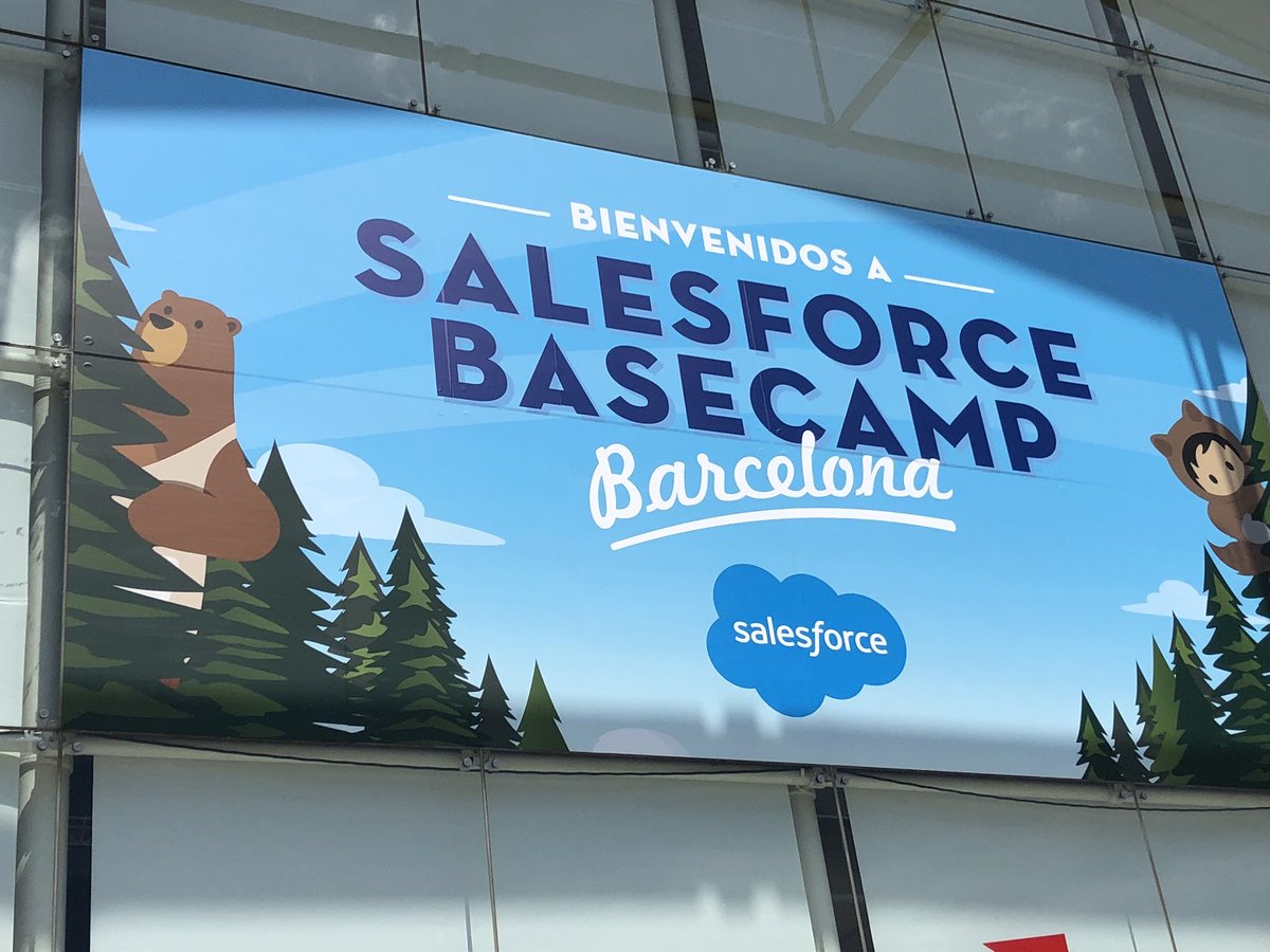 ByRATINGS's tweet photo. Ya estamos aqui @salesforce #SalesforceBCN #basecamp #leadratings https://t.co/KEcouCkYBs