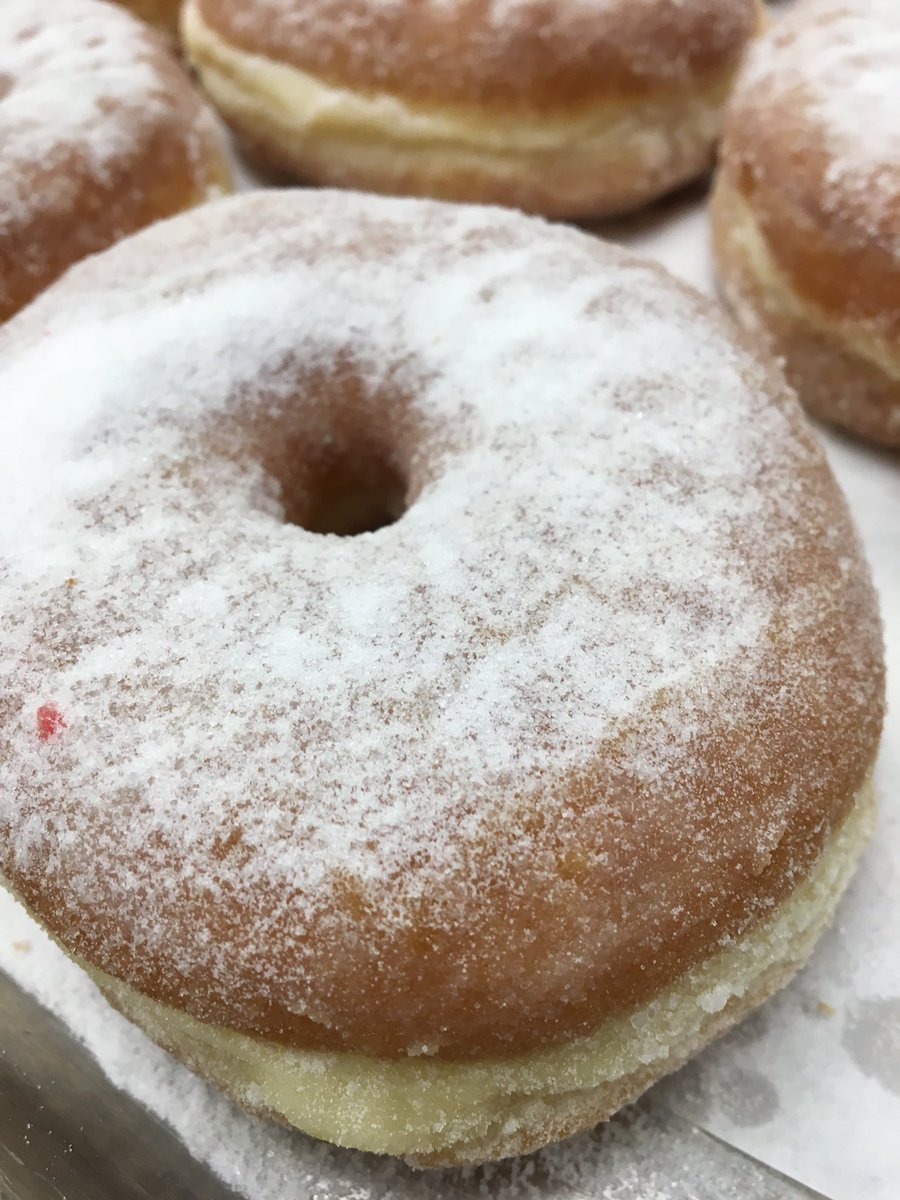 KanesDonuts's tweet image. Today’s Kane’s Donut of the Day is a Sugar Raised Donut!! A light and fluffy yeast style donut rolled in granulated sugar!!! #thebest #donutsarelove #kanesdonuts