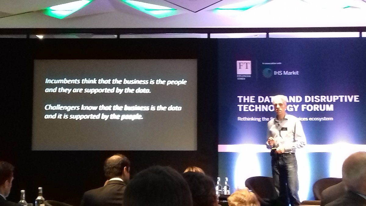 danfeaheny's tweet photo. #FTDisruptiveTechForum @blenheimchalcot @ftlive @IHSMarkit incumbents and challengers #dataisoil https://t.co/Dv9sicO5kd