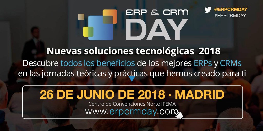LaNeuronaDW's tweet photo. 5⃣0⃣0⃣ empresas en búsqueda de herramientas tecnológicas para impulsar su #TransformaciónDigital 📲

🎙️Reunimos a los mejores expertos en el evento del año para los proveedores de CRM &amp; ERP 

🔴¡No te lo pierdas! #ERPCRMDAY

https://t.co/PWW3DB18vZ https://t.co/5p2zx9hE8I