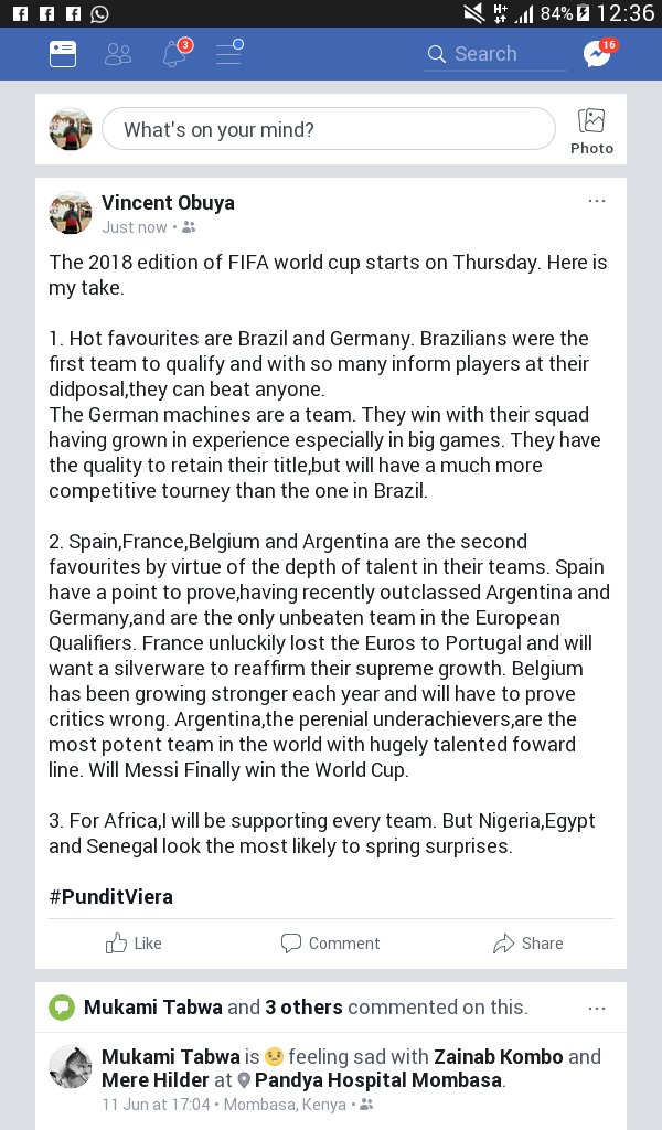 #KTNRussia2018 <a href="/moseswakhisi/">Moses Wakhisi</a> 
Watch out for Brazil and Germany