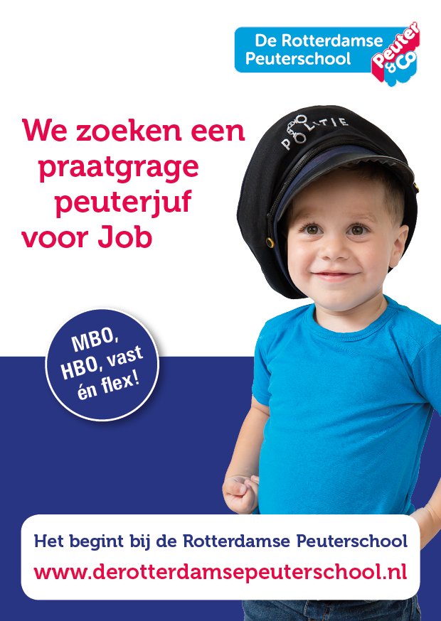 We zijn op zoek naar collega's! Dus ben of ken jij die #pedagogisch medewerker die bij ons het verschil wil maken? Kijk vlug op derotterdamsepeuterschool.nl/organisatie/we… #vacature #rotterdamsepeuterschool
