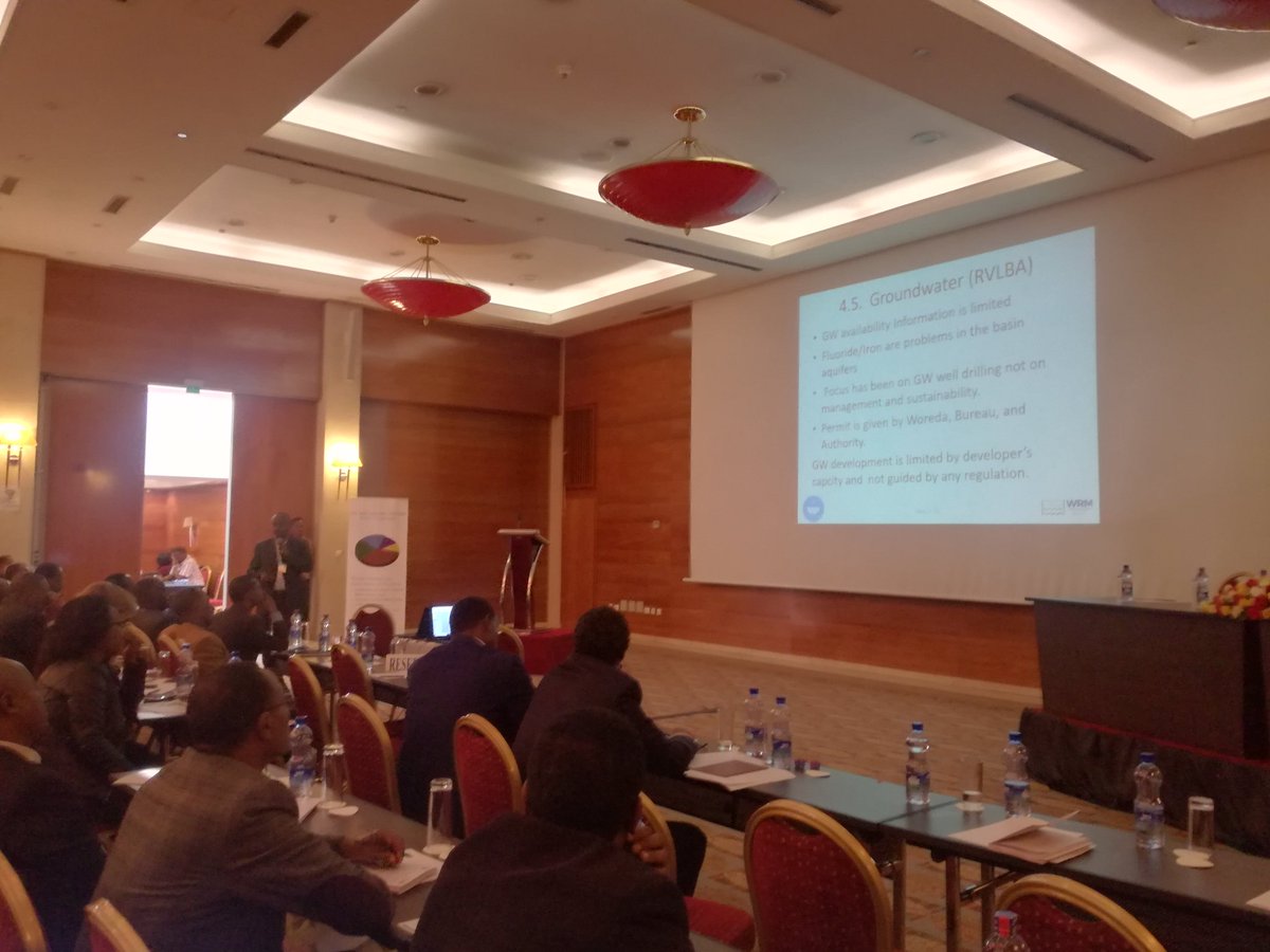AICSAddisAbeba's tweet photo. Dr. Tena Alamirew from @AddisAbabaUnive provides overview on hotspots areas of #WRM Joint Technical Review, including human and institutional capacity development.
Deep dive on National Integrated Water Resources Management Program scheduled this afternoon
#MSF9 #commit2water https://t.co/j3kqTb1AWX