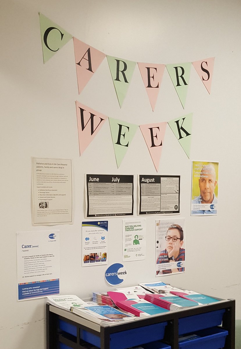 It's #CarersWeek ... please see display if you're passing Gainsborough outpatients and help yourself to leaflets 😀 @sarah_higson @ColchesterNHSFT @VanessaMcleanAN @Carers_FIRST
