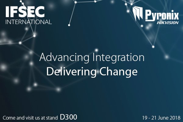 Pyronix's tweet image. Next week we'll be at the @ExCeLLondon for @IFSEC 2018. Will you be there to see and #experience how our #technology is advancing #integration and delivering change? You'll find us alongside @HIKVISIONUK on stand #D300. Register: buff.ly/2s3Q9NC #security #IFSEC #intruder
