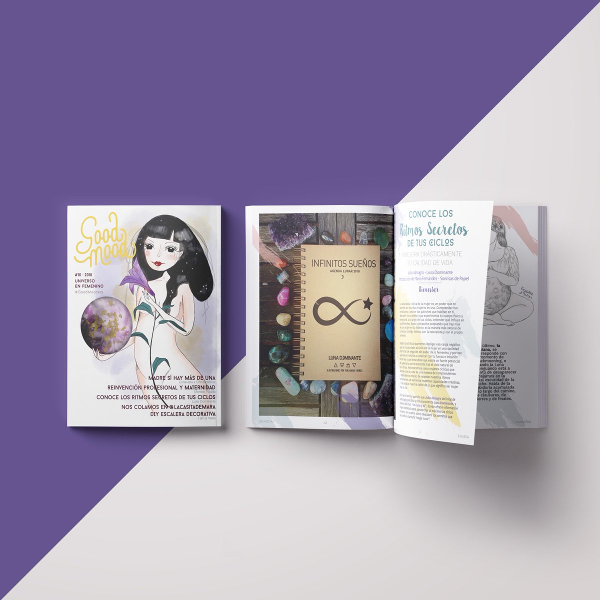 Recuperamos uno de los artículos de nuestra última revista #GMUniversoenFemenino A través de María, de Sonrisasdepapel.es conocemos a Julia de <a href="/LunaDominante/">Julia Almagro 🌙 Moonpreneur</a>  quien nos explica el ritmo secreto de nuestros ciclos para mejorar nuestra calidad de vida

mtr.cool/nnctwun