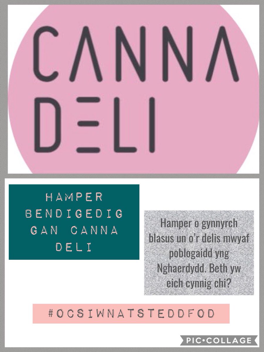 Dydy hi BYTH rhy gynnar i feddwl am y Nadolig, yn enwedig y bwyd! Hoffech chi hampyr o ddanteithion blasus gan <a href="/CannaDeli/">Canna Deli</a> i'w fwynhau dros yr Wyl? #OcswinatSteddfod