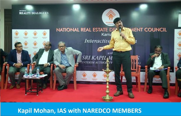 OfficeRera's tweet photo. Kapil Mohan, IAS Chairman RERA with Magic Bricks members https://t.co/wIxgJPwjTs