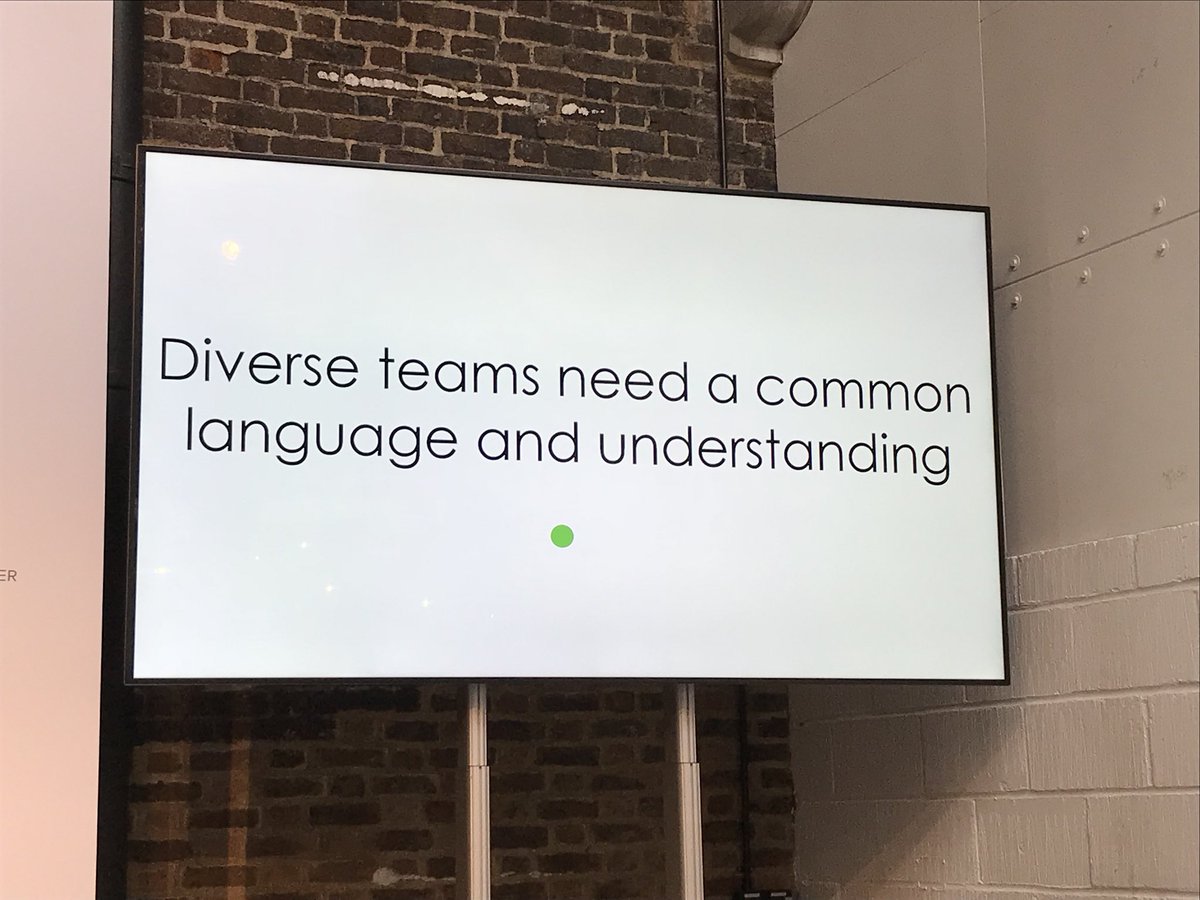 ethics_it's tweet photo. “Diverse teams need a common language and understanding... this helps teams to identify bias in datasets” @LisaTalia #ItSpeaks #cogX18 https://t.co/dy6wFgB2im
