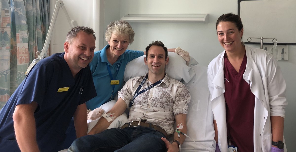 #ExeterDiabetes@timfrayling Was great fun  being a volunteer for the DIVA study this morning. Fab team! Thank you!