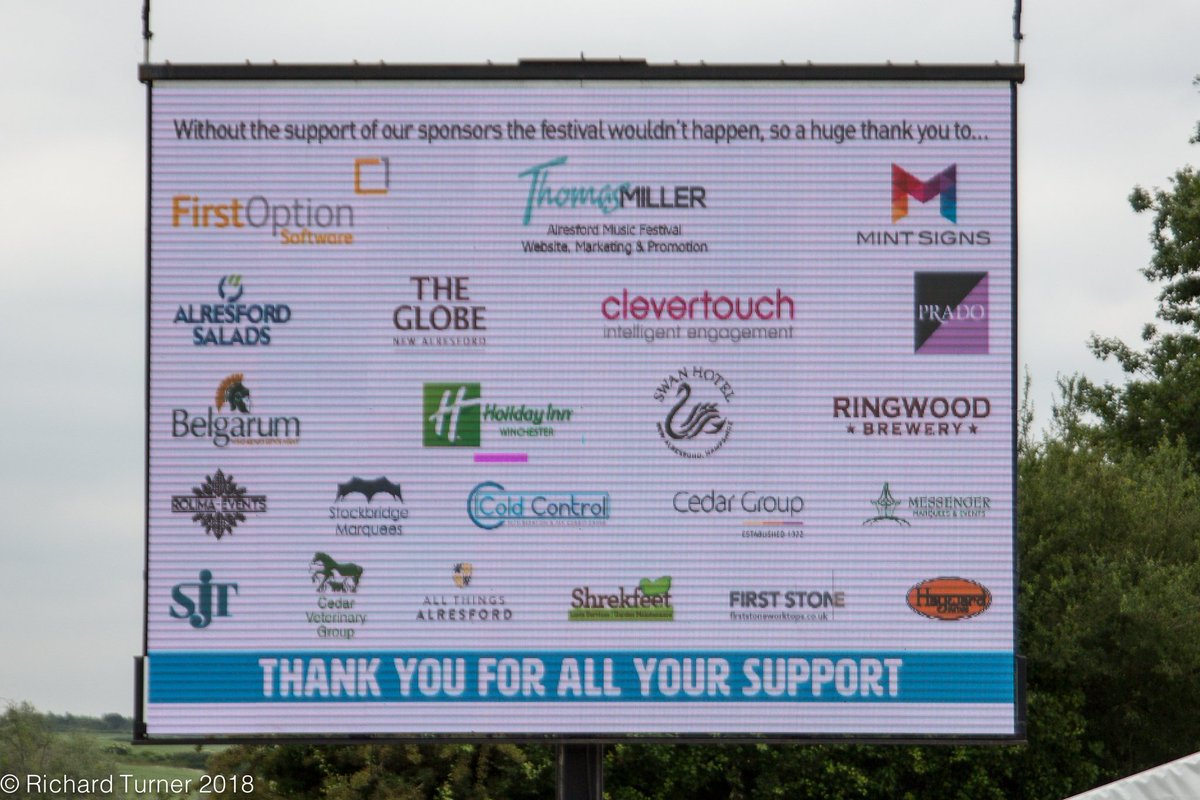 FOSoftware's tweet photo. We hope you all enjoyed the @alresfordmusic as much as we did. #musicfestival #AMF #mainsponser #supportinglocalevents #firstoptionsoftware @YourMapp #eventapps https://t.co/LQuzGu5YoO