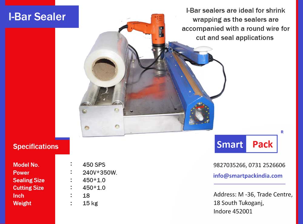 SmartPackIndia's tweet image. I-Bar sealer is ideal for shrink wrapping as the sealers are accompanied with a round wire for cut and seal applications.
Buy @ amazon.in/Smart-Packagin…
#sealing_machine #sealer #packaging_machine #smartpackagingsystem